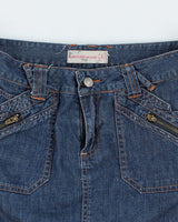 Y2k 00s Baleno Denim Skirt - L