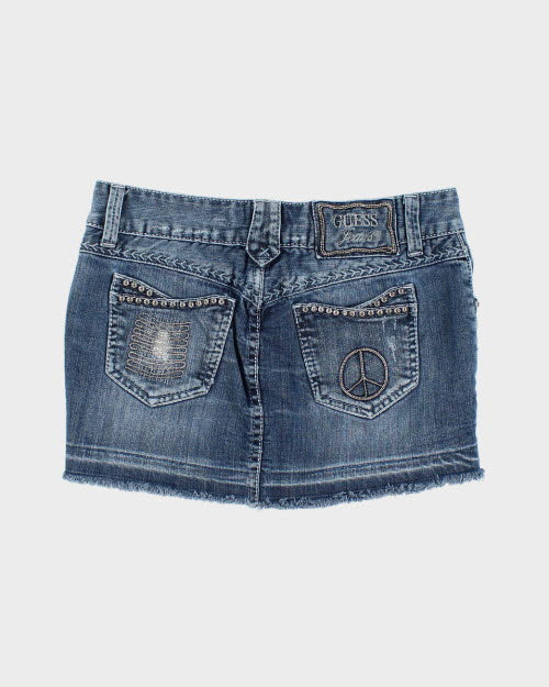 Y2k 00s Guess Denim Skirt - XS