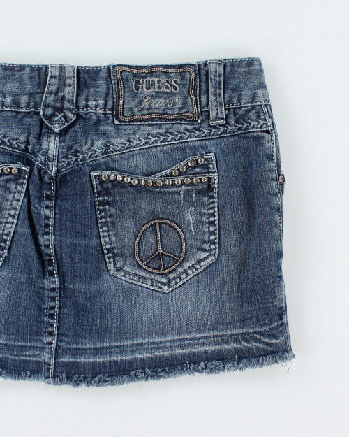 Y2k 00s Guess Denim Skirt - XS