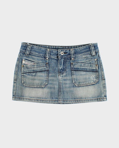 Vintage Y2k 00s Diesel Denim Skirt - S