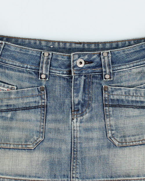 Vintage Y2k 00s Diesel Denim Skirt - S