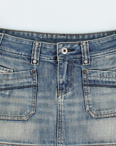 Vintage Y2k 00s Diesel Denim Skirt - S
