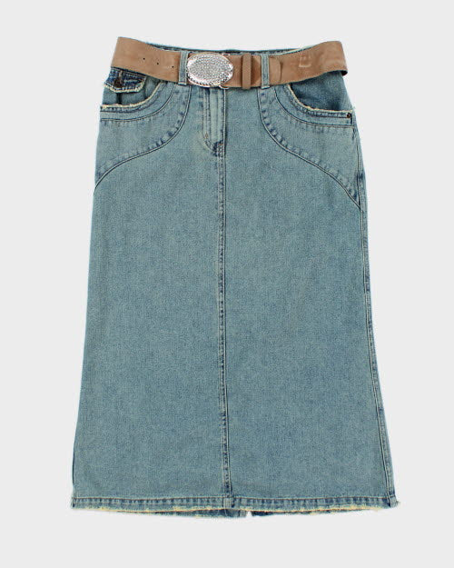 Y2k 00s Amore Jeans Denim Skirt - S