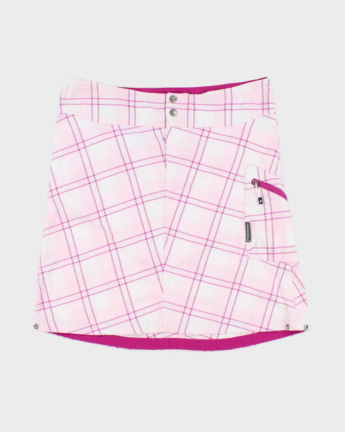 Y2k 00s Pink Check Skirt - M