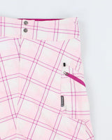 Y2k 00s Pink Check Skirt - M