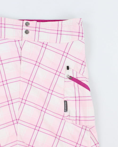 Y2k 00s Pink Check Skirt - M