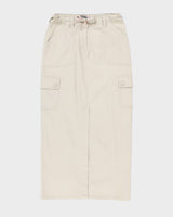 Y2k 00s Plugg Maxi Cargo Skirt - S