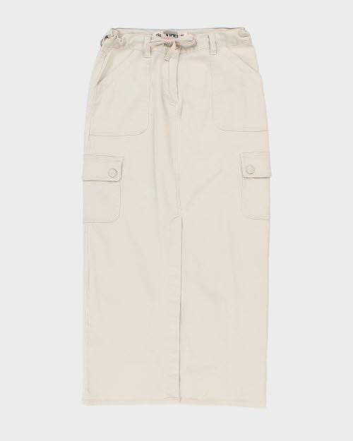 Y2k 00s Plugg Maxi Cargo Skirt - S