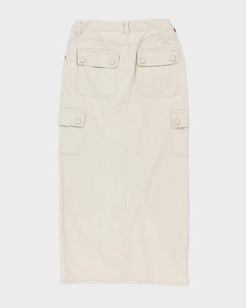 Y2k 00s Plugg Maxi Cargo Skirt - S