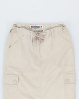Y2k 00s Plugg Maxi Cargo Skirt - S