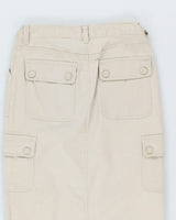 Y2k 00s Plugg Maxi Cargo Skirt - S