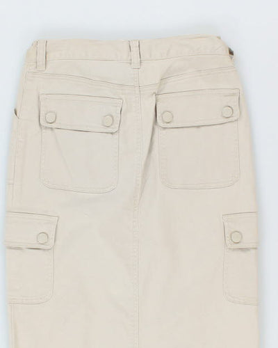 Y2k 00s Plugg Maxi Cargo Skirt - S