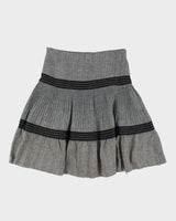 Y2k 00s Le Chateau Wool Skirt - M
