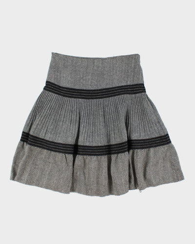 Y2k 00s Le Chateau Wool Skirt - M