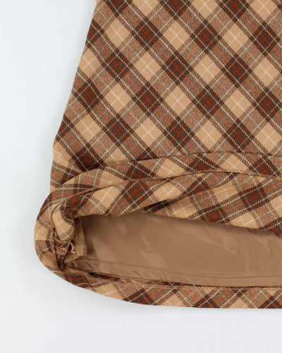 Y2k 00s CMG Plaid Wool Skirt - XS