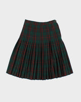 Vintage Highland Queen Wool Plaid Skirt - XS