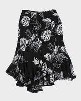 Vintage 90s Bianca Nygard Silk Skirt - S