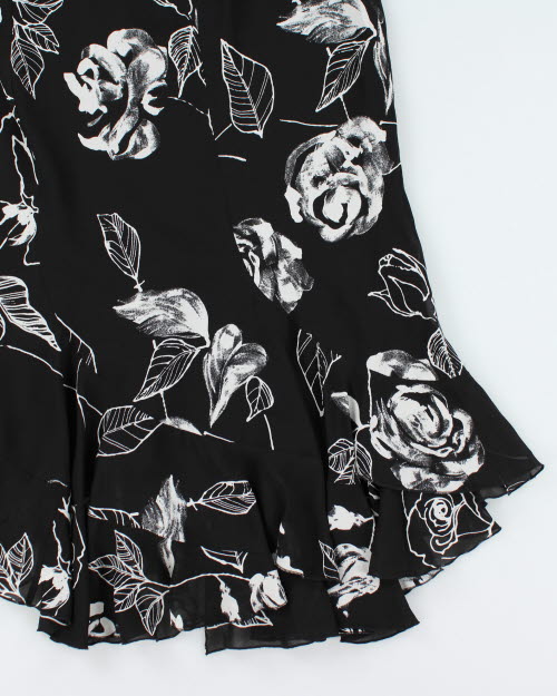 Vintage 90s Bianca Nygard Silk Skirt - S