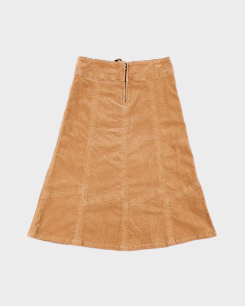 Y2k 00s Lord Kitsch Lace-up Velvet Skirt - XS