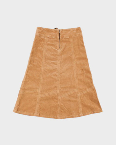 Y2k 00s Lord Kitsch Lace-up Velvet Skirt - XS