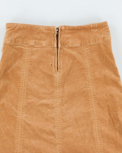 Y2k 00s Lord Kitsch Lace-up Velvet Skirt - XS