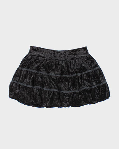 Y2k 00s Urban Behaviour Velvet Bubble Skirt - L