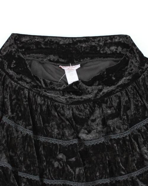 Y2k 00s Urban Behaviour Velvet Bubble Skirt - L