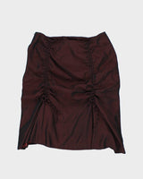 Y2k 00s Steilmann Ruched ASkirt - S