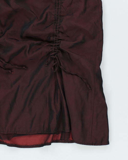 Y2k 00s Steilmann Ruched ASkirt - S