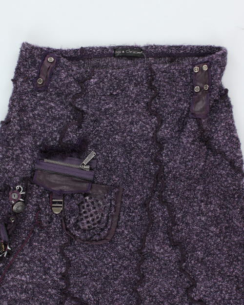 Y2k 00s Juju &amp; Christine Wool Blend Skirt - M