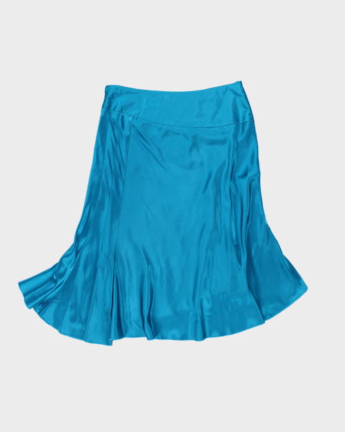 Y2k 00s Le Chateau Satin Skirt - M