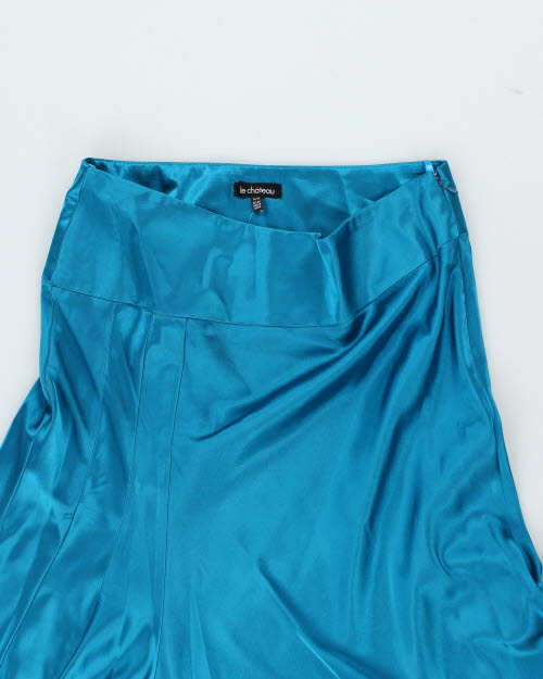 Y2k 00s Le Chateau Satin Skirt - M