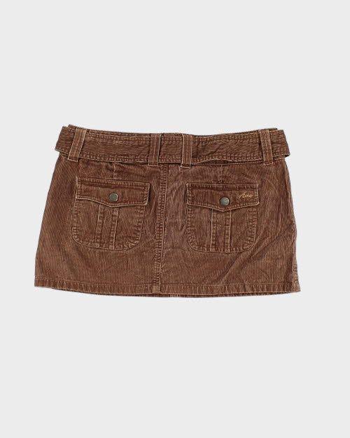 Y2k 00s Corduroy Skirt - M