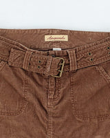 Y2k 00s Corduroy Skirt - M