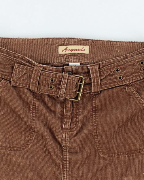 Y2k 00s Corduroy Skirt - M
