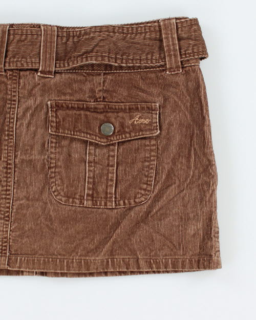 Y2k 00s Corduroy Skirt - M