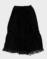 Y2k 00s Jypsy Jeans Velour Skirt - M