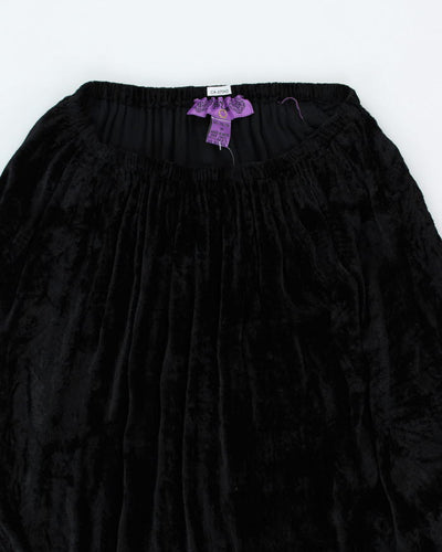 Y2k 00s Jypsy Jeans Velour Skirt - M