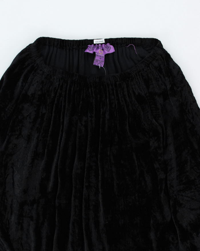 Y2k 00s Jypsy Jeans Velour Skirt - M