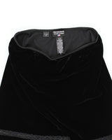 Vintage Polo Jeans Velvet Silk Skirt - S