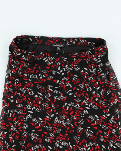 Y2k 00s Le Chateau Pattern Skirt - S