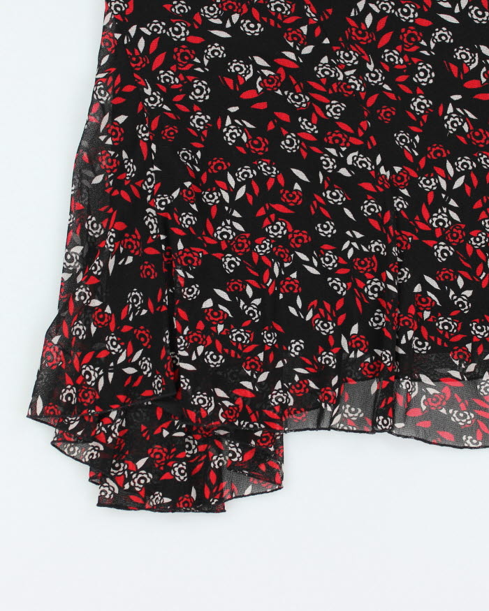 Y2k 00s Le Chateau Pattern Skirt - S