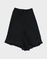Y2k 00s Black Frilly Skirt - S