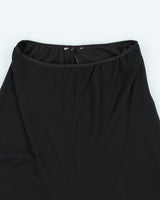 Y2k 00s Black Frilly Skirt - S