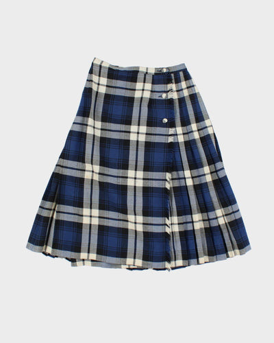 Vintage The Bay Wool Check Skirt - XS