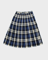 Vintage The Bay Wool Check Skirt - XS