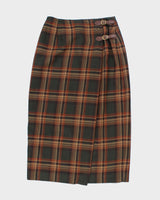 Vintage Ralph Lauren Wool Check Skirt - S