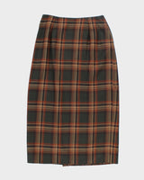 Vintage Ralph Lauren Wool Check Skirt - S