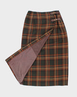 Vintage Ralph Lauren Wool Check Skirt - S