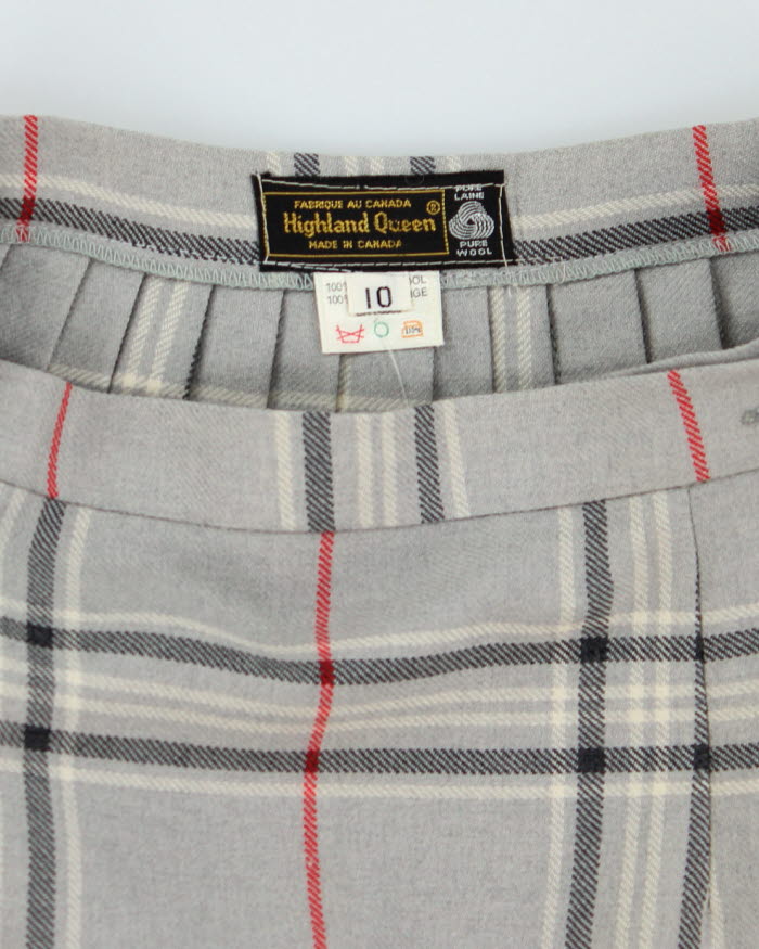 Vintage Highland Queen Wool Skirt - XS